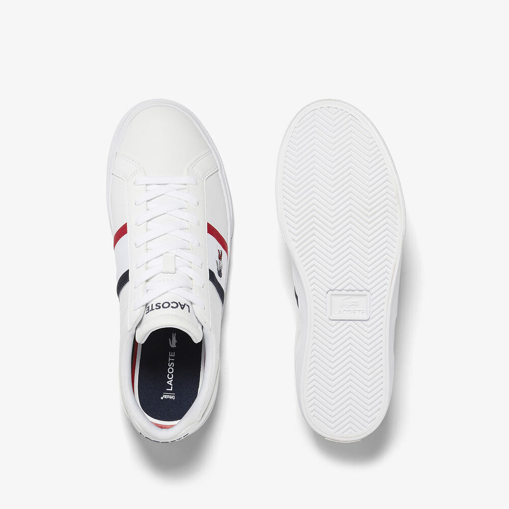 Lacoste - Lerond Pro Tricolour 123 Sneaker - White/Navy/Red
