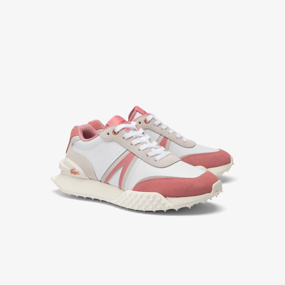 Lacoste - L-Spin Deluxe 124 2 Leather Sneaker - White/Pink