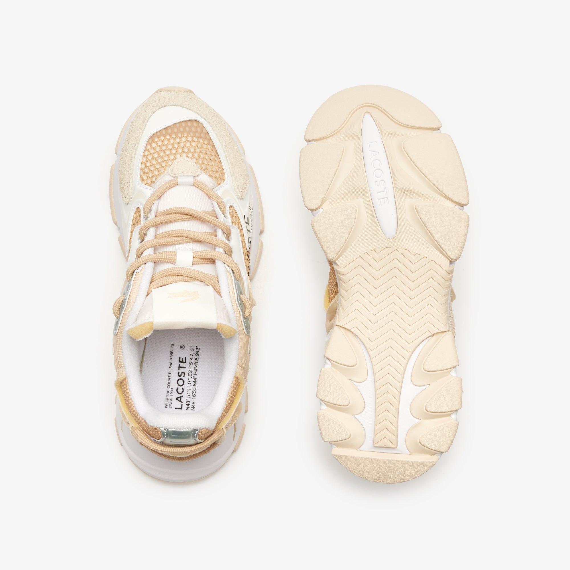 Lacoste - L003 Neo 124 5 Sneaker - Light Tan/White
