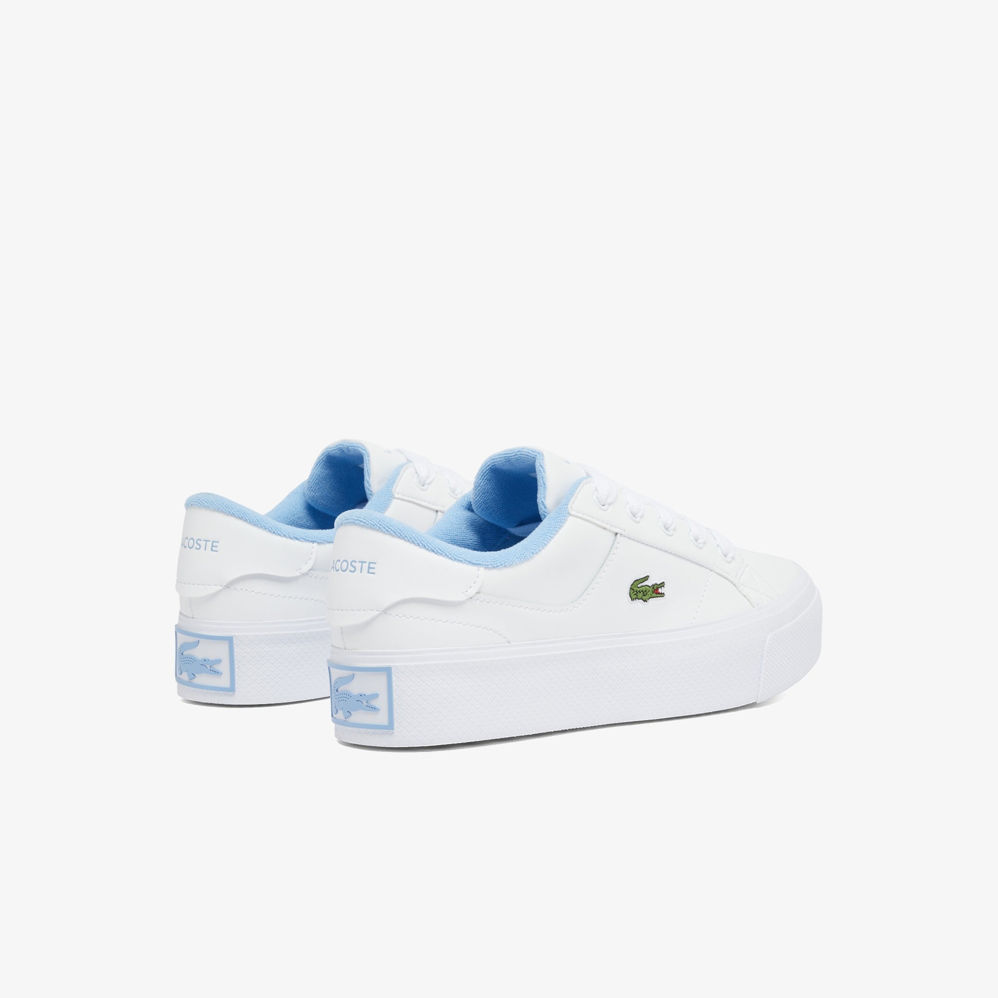 Lacoste - Ziane Platform 224 CFA Sneaker - White/Light Blue