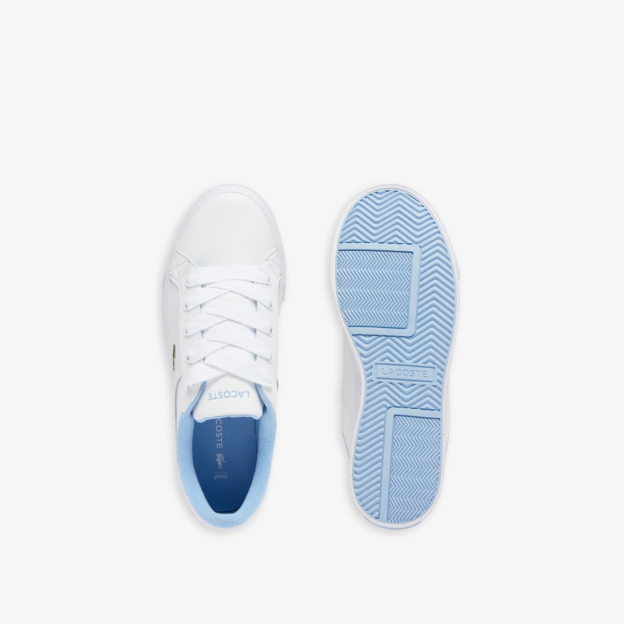 Lacoste - Ziane Platform 224 CFA Sneaker - White/Light Blue