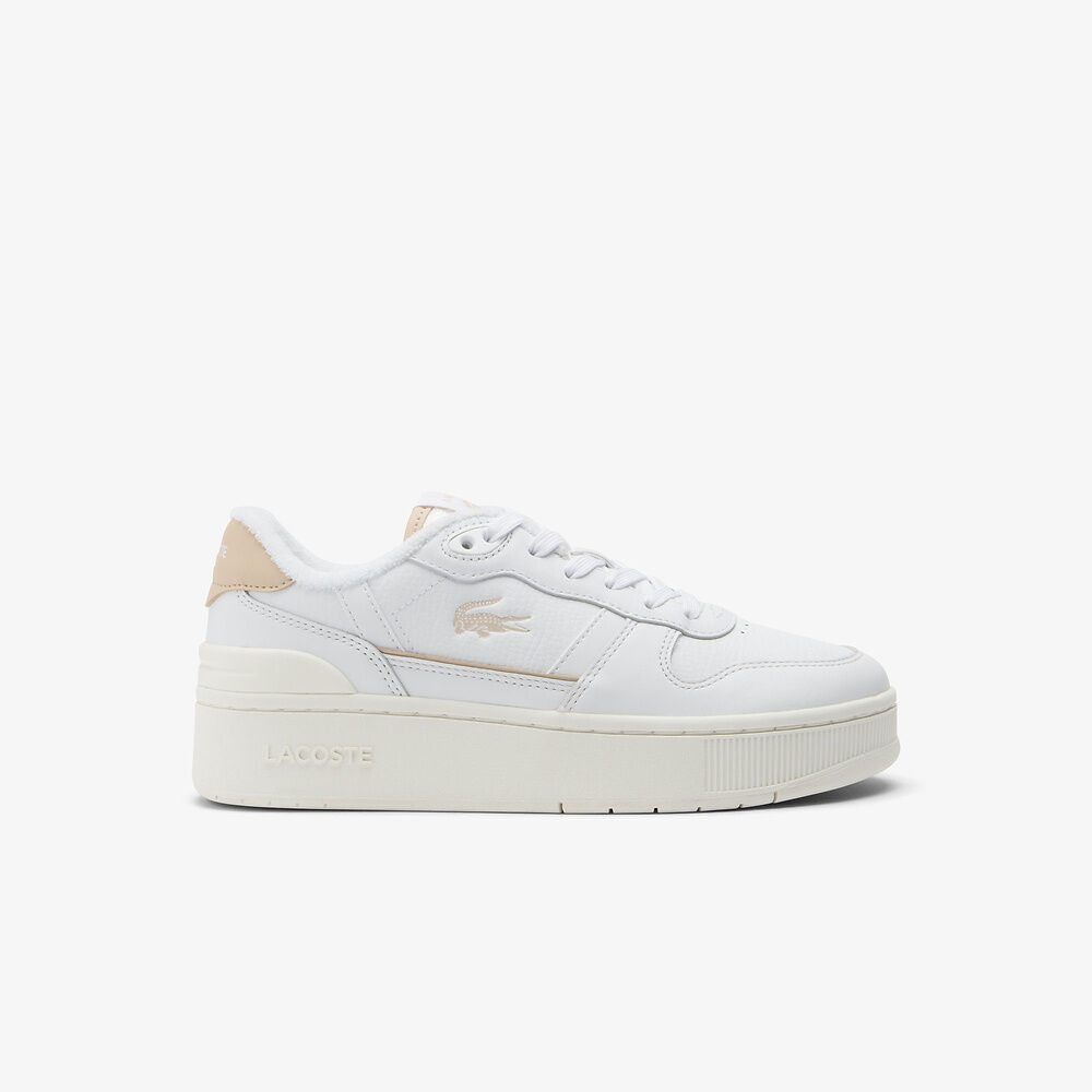 Lacoste - T-Clip Platform 224 2 SFA Sneaker - White/Off White