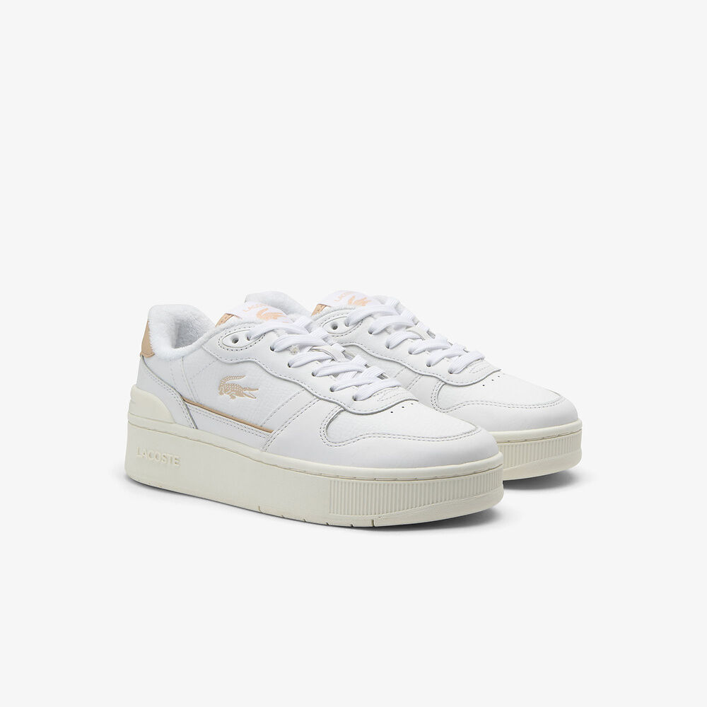 Lacoste - T-Clip Platform 224 2 SFA Sneaker - White/Off White