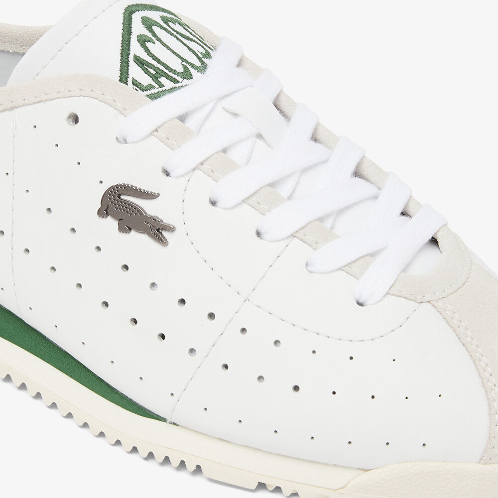 Lacoste - Club-Low 125 2 SFA Sneaker - White/Dark Green