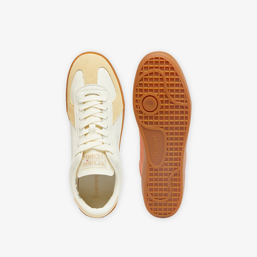 Lacoste - Baseshot Pro 125 4 Sneaker - Light Yellow/Gum