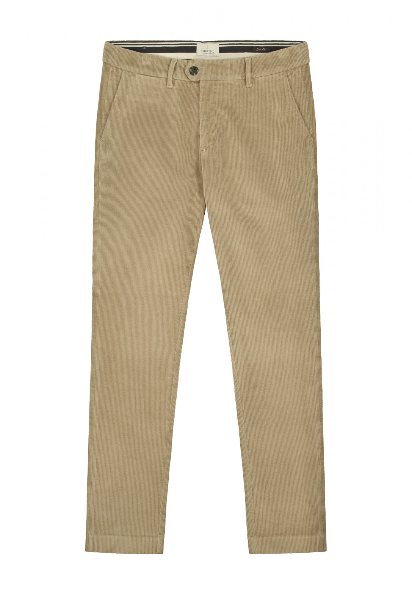 Dstrezzed - Fonda Slim Ribcord Chino - Oak