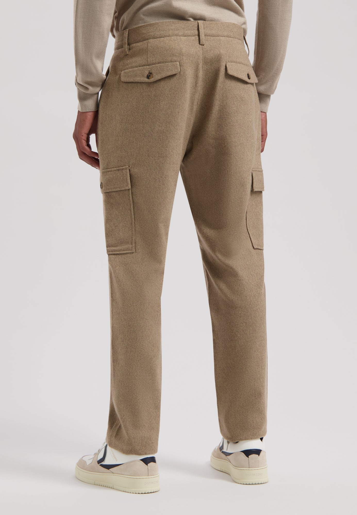 Dstrezzed - Marlon Tapered Wool Combat Pant  - Coffee