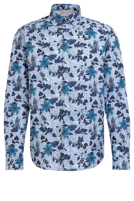 Fil Noir - Treviso HBD Shirt - Light/Dark Blue