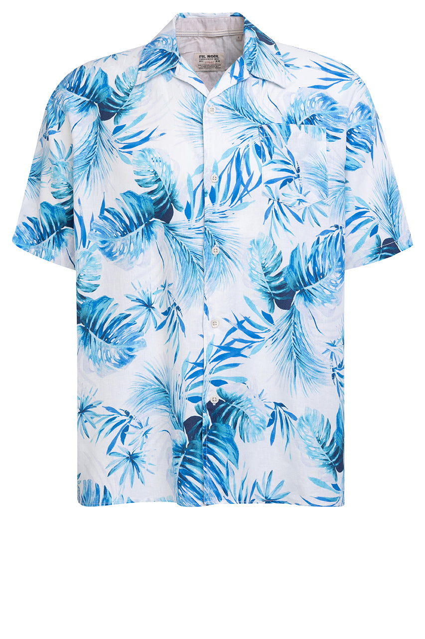 Fil Noir - Olbia SS Shirt - Forest Turquoise