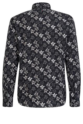 Fil Noir - Treviso HBD Shirt - Black Leaf Shadow