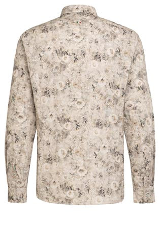 Fil Noir - Treviso HBD Shirt - Sand Ghost Flowers