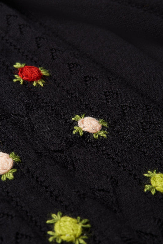 King Louie - Boatneck Top Orchid - Black