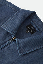 Brixton - Mechanic Garage Zip Jacket - Indigo Herringbone