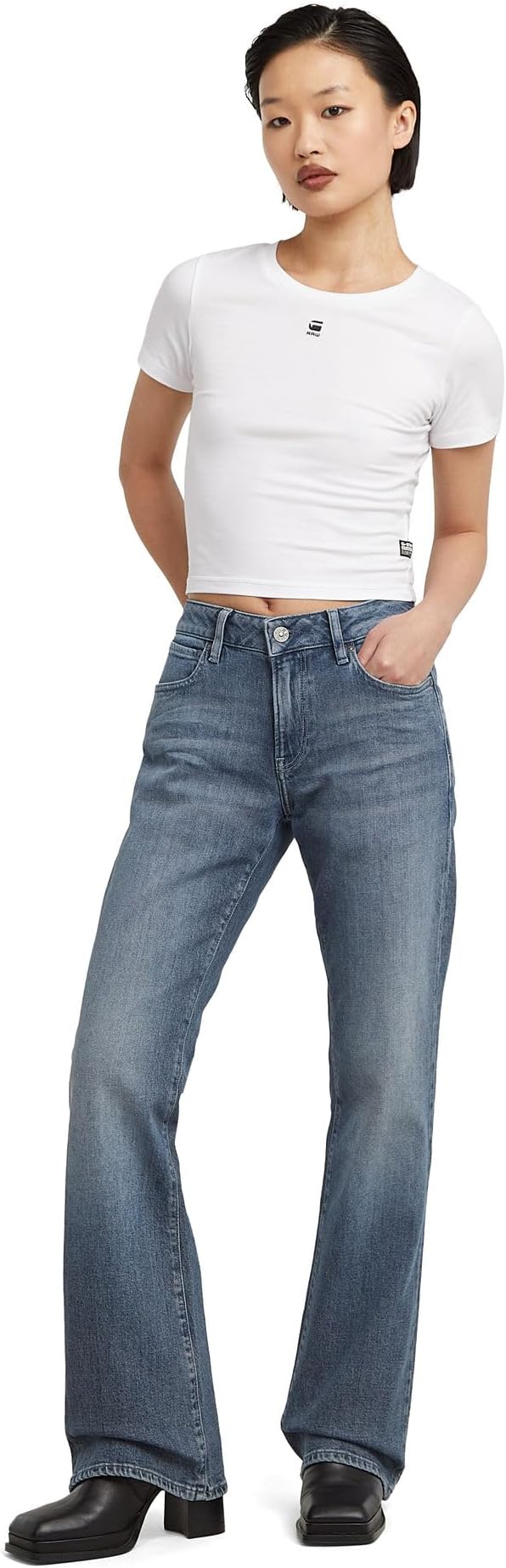 G-Star Raw - G-Low Bootcut Jean - Faded Ice Blue