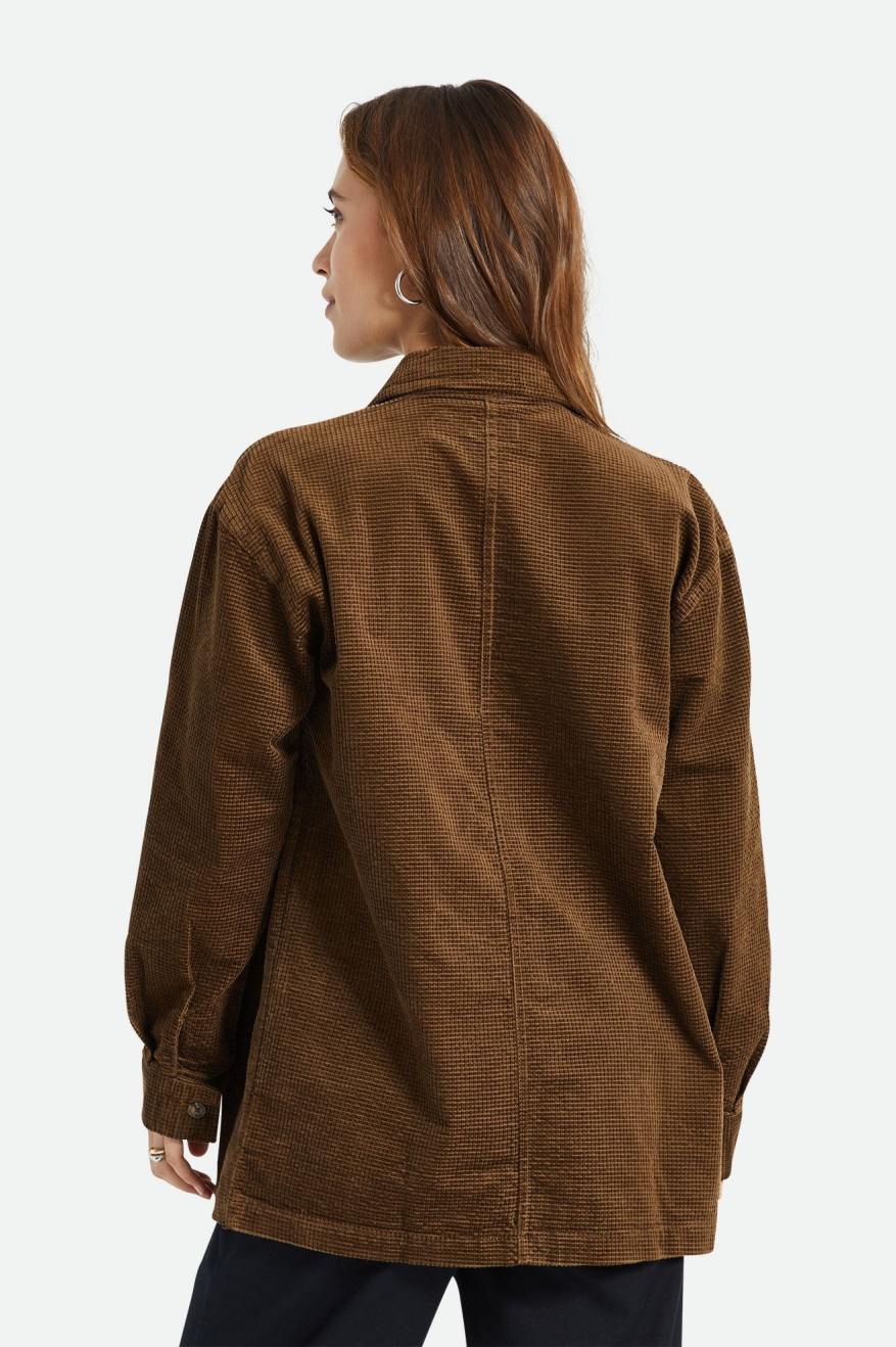 Brixton - Dundee Corduroy Overshirt - Desert Palm