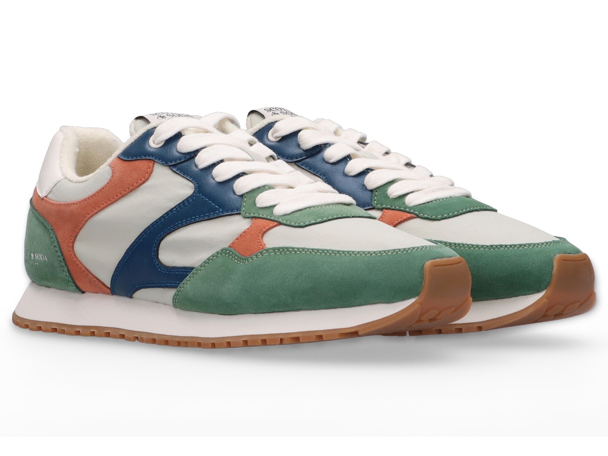 Scotch & Soda - Cleave 1A Sneaker - Green/White/Blue