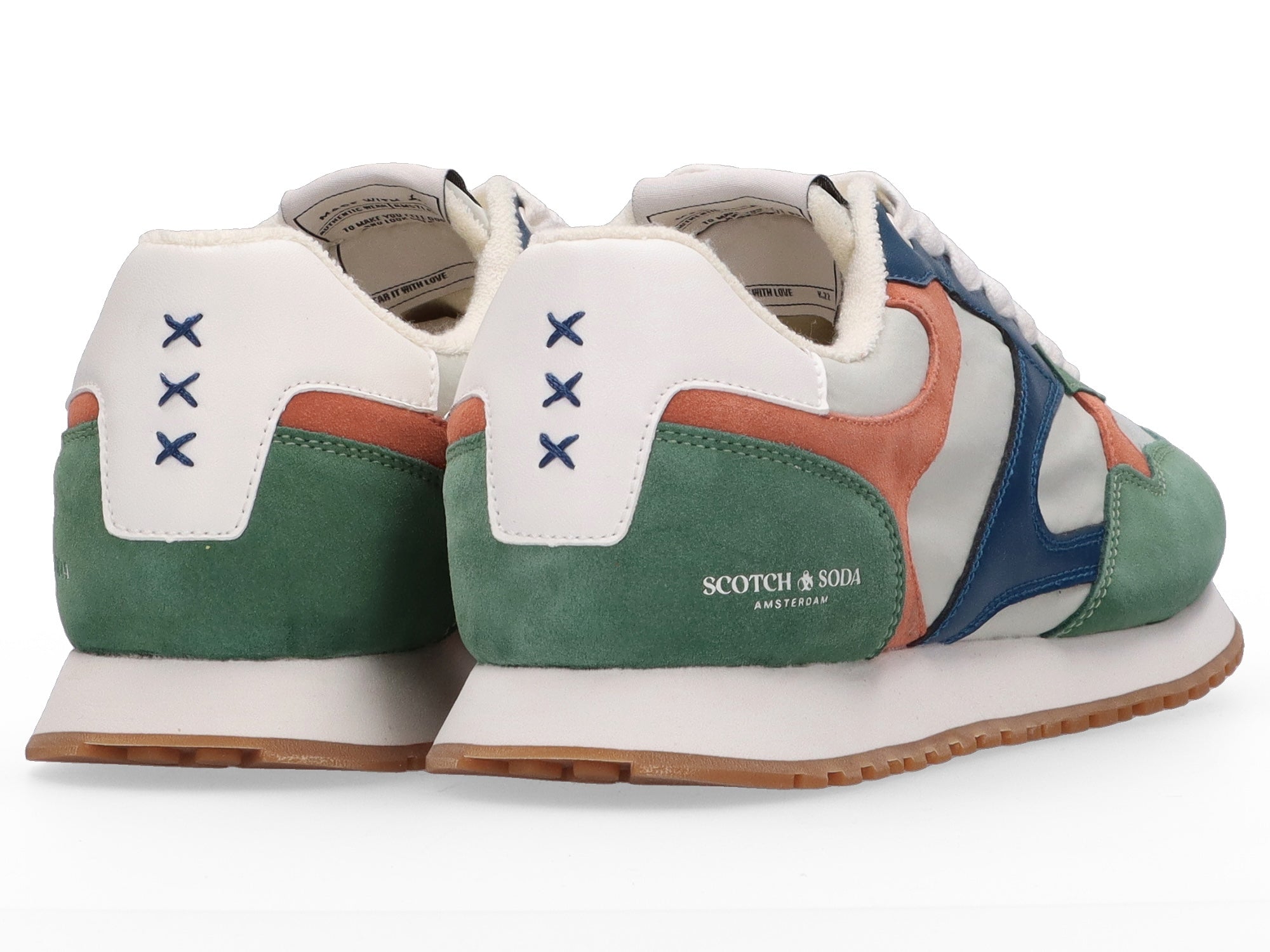 Scotch & Soda - Cleave 1A Sneaker - Green/White/Blue