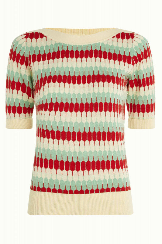 King Louie - Audrey Top Cimier - Cream