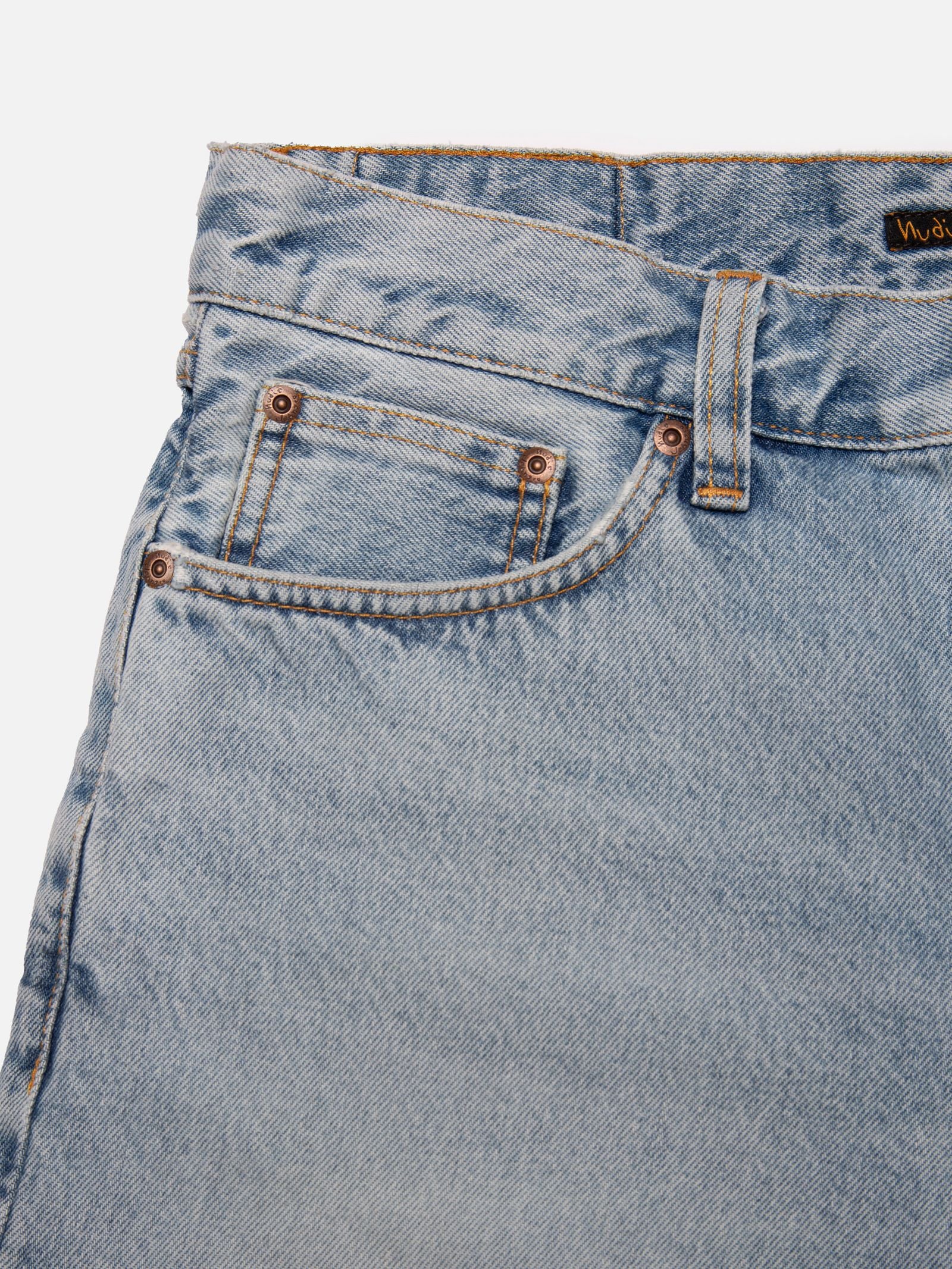 Nudie - Seth Denim Short - Sea Salt