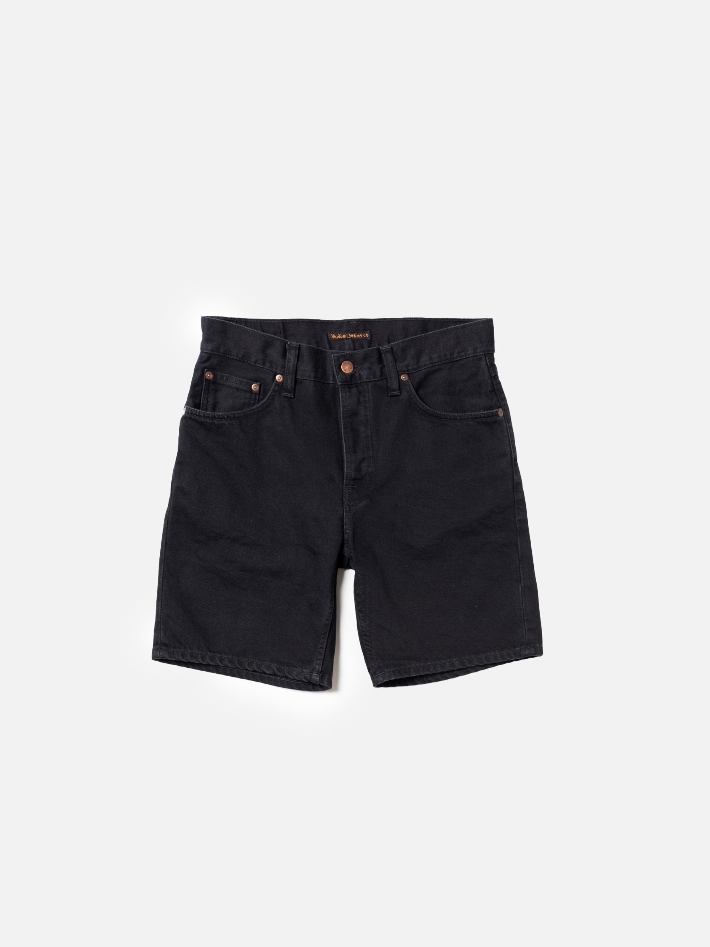 Nudie - Seth Denim Short - Aged Black