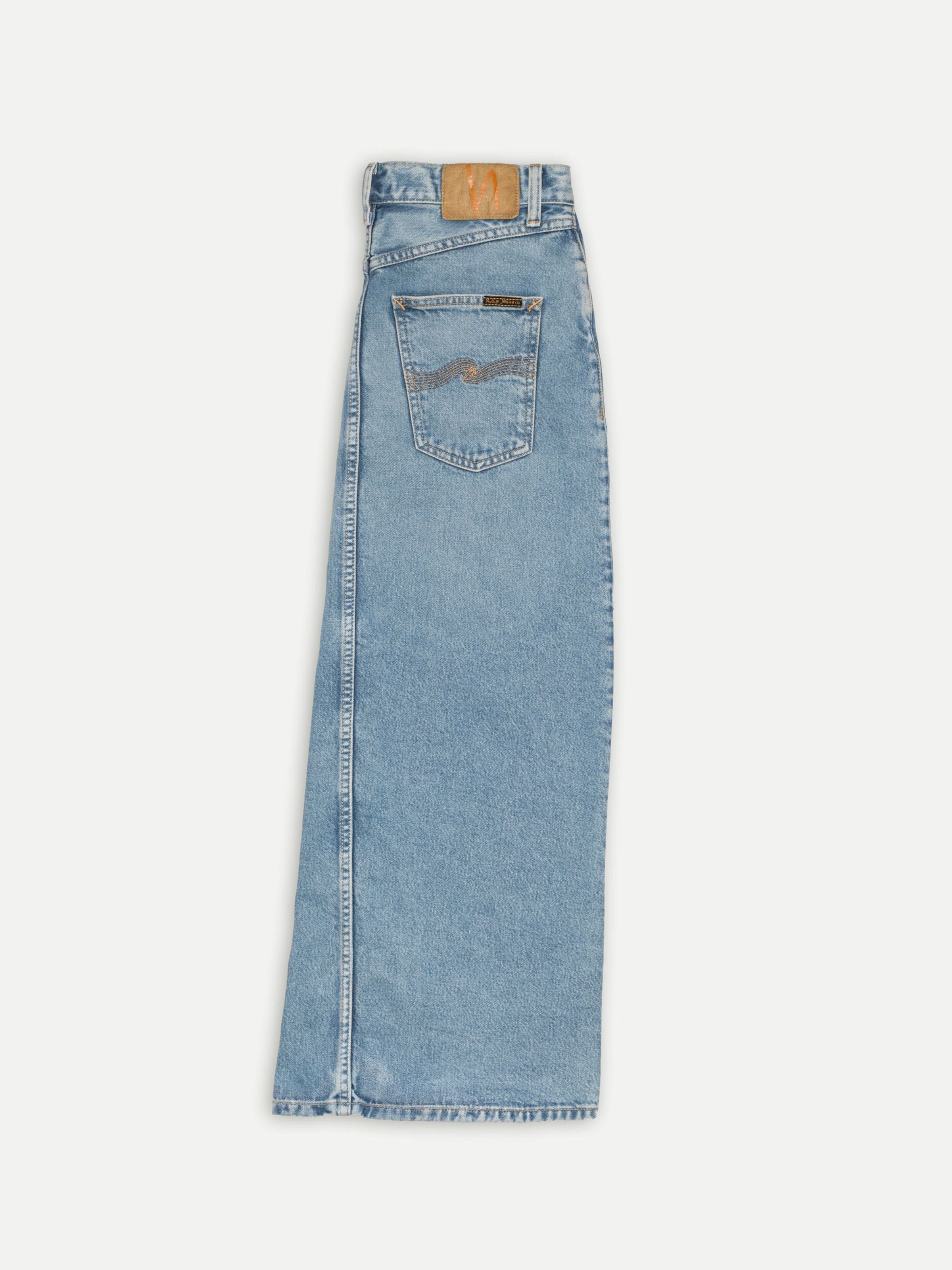 Nudie - Anna Denim Skirt Desert - Light Blue