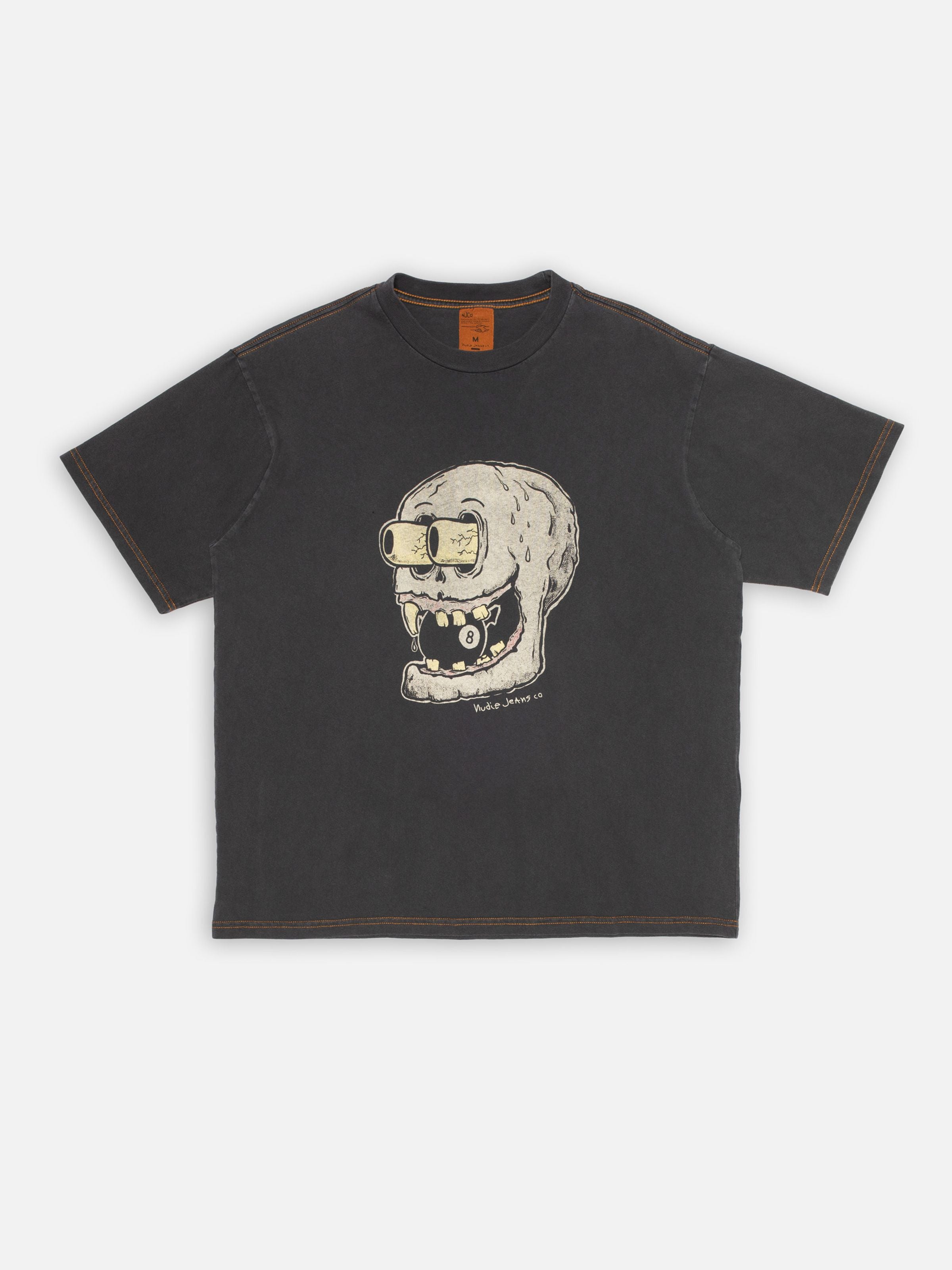 Nudie - Koffe 8 Ball Tee - Antracite