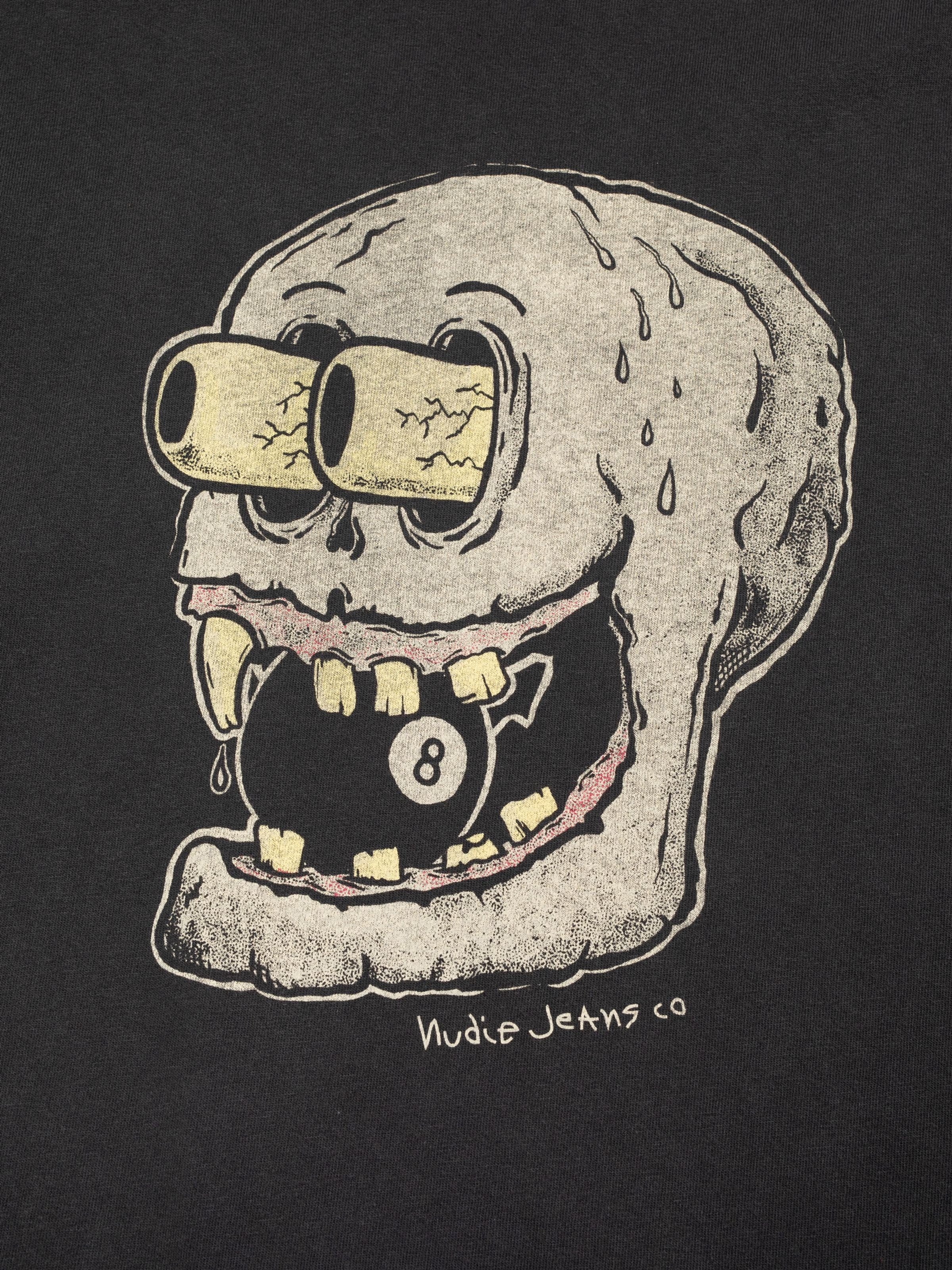 Nudie - Koffe 8 Ball Tee - Antracite