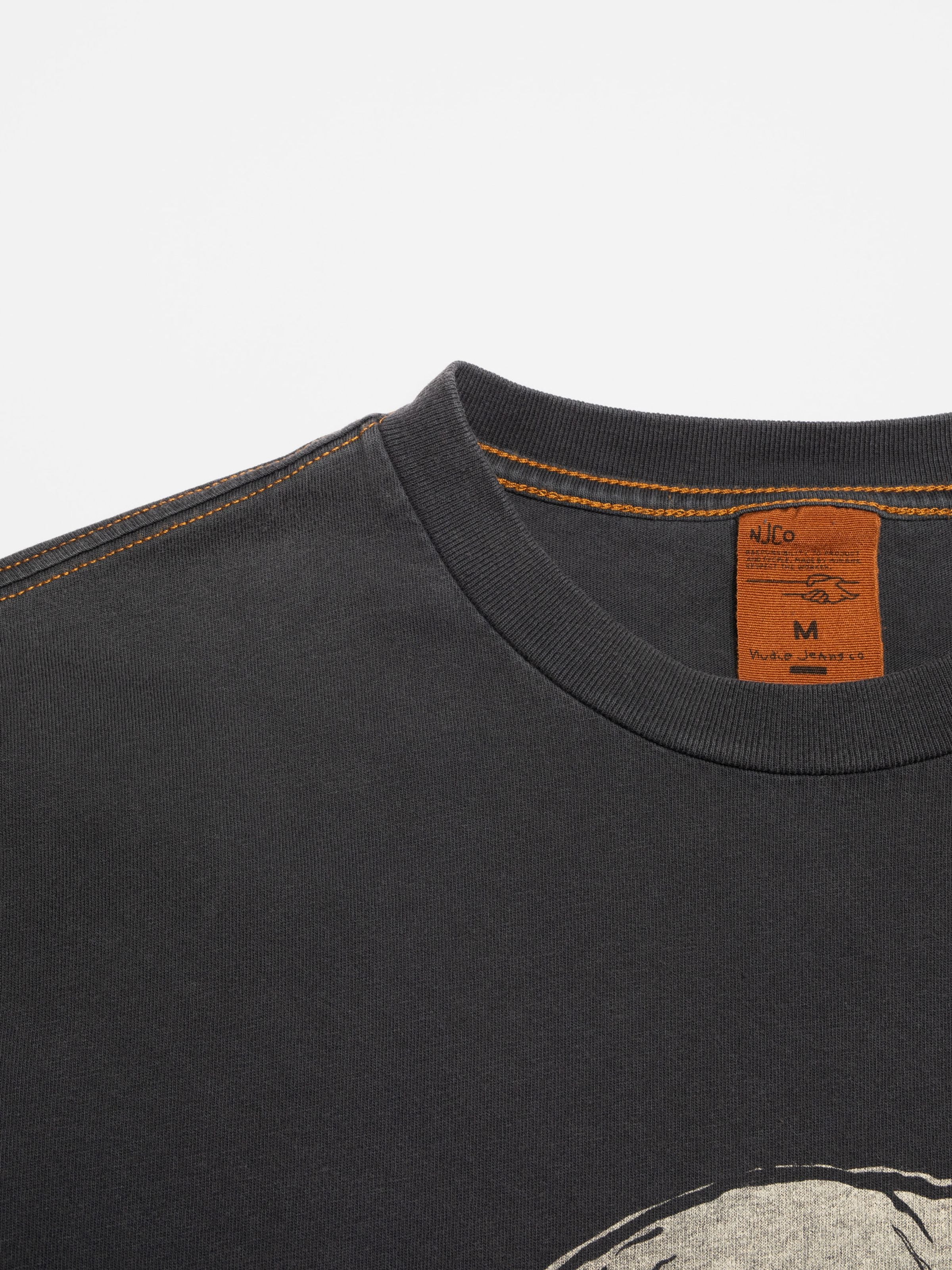 Nudie - Koffe 8 Ball Tee - Antracite