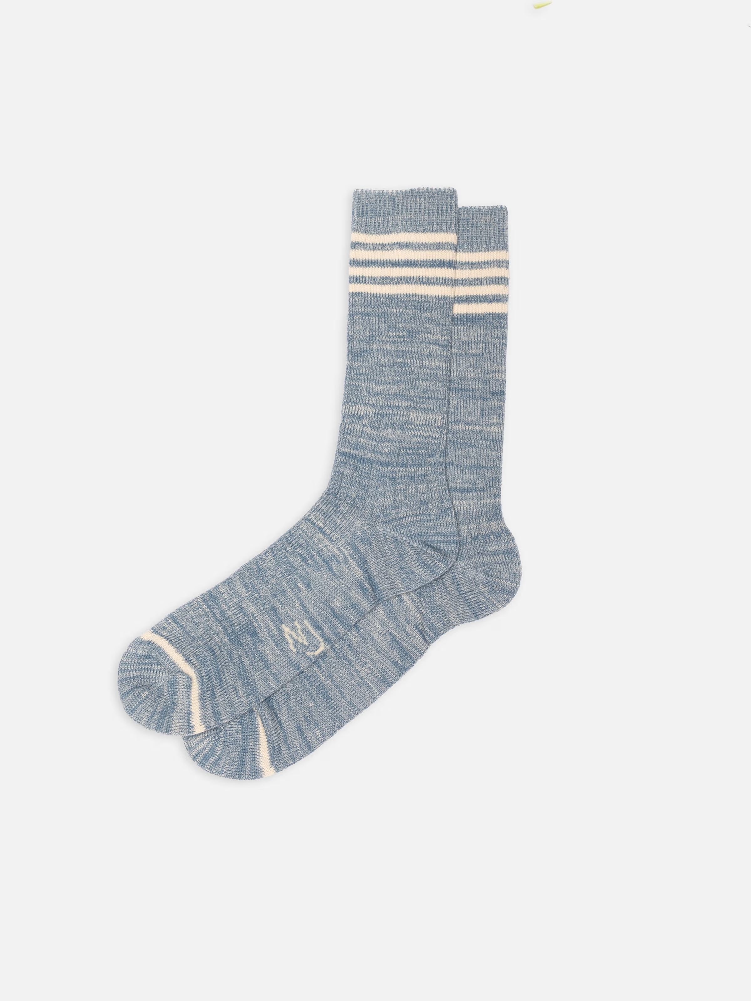 Nudie - Rasmusson Mens Tennis Sock - Bluegrey