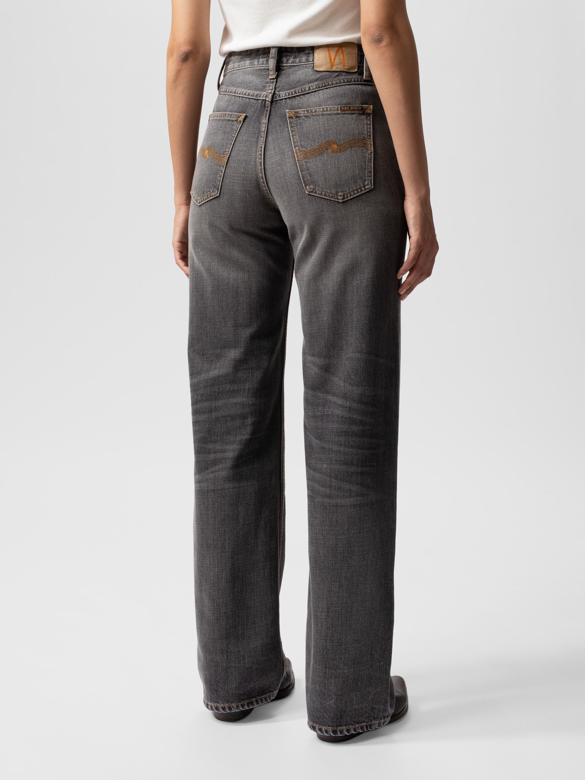 Nudie - Clean Eileen Jean - Grey Crosshatch