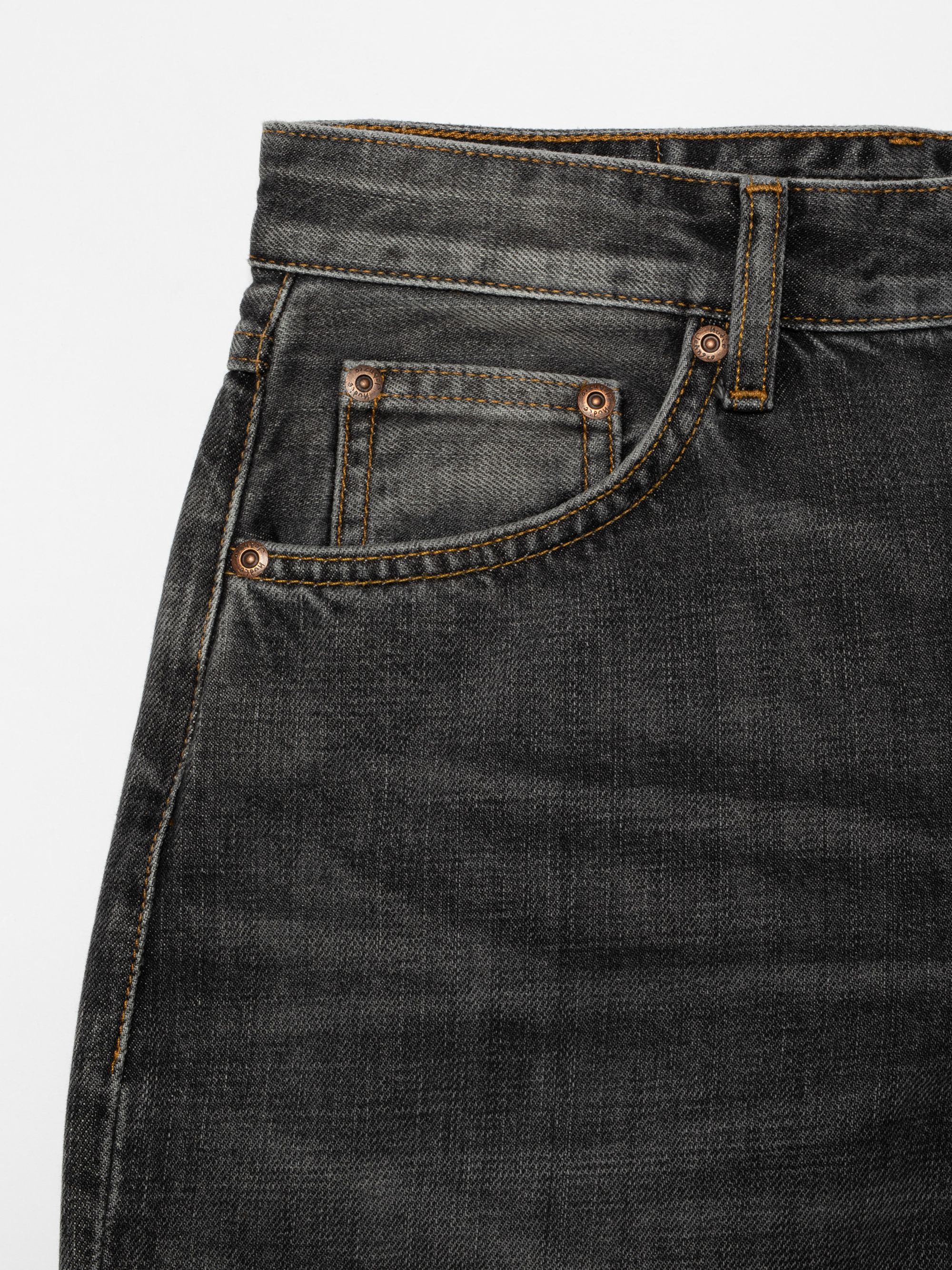 Nudie - Clean Eileen Jean - Grey Crosshatch