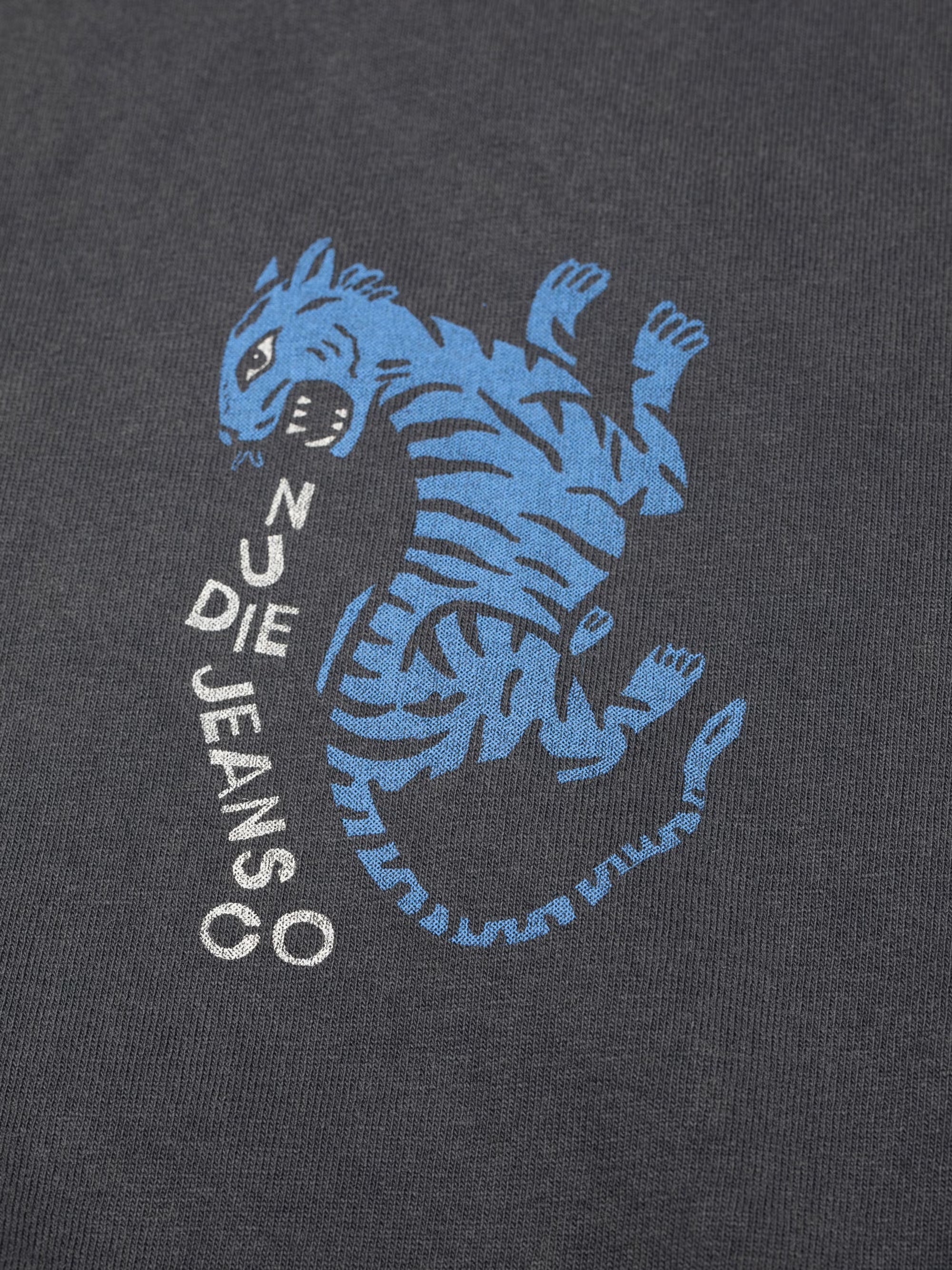 Nudie - Roy Wrong Place Tee - Antracite