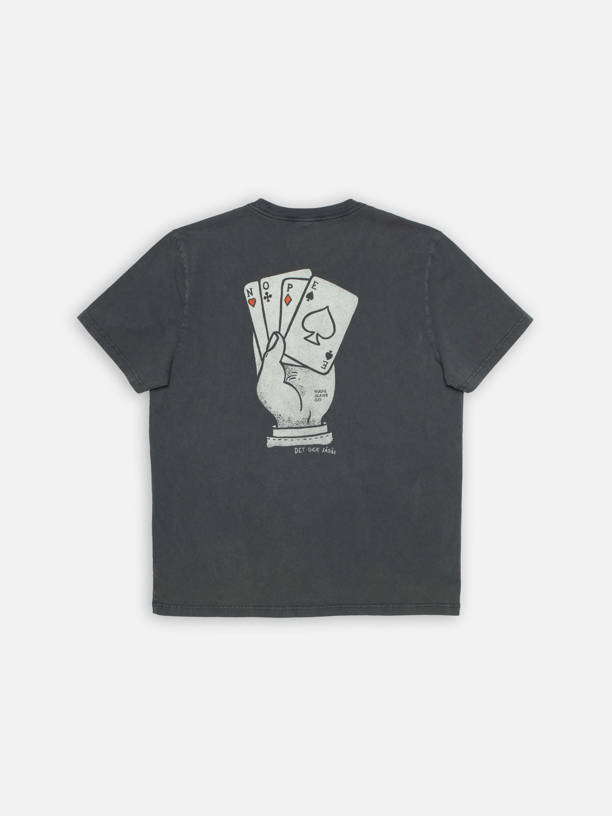 Nudie - Roy Nope Tee - Antracite