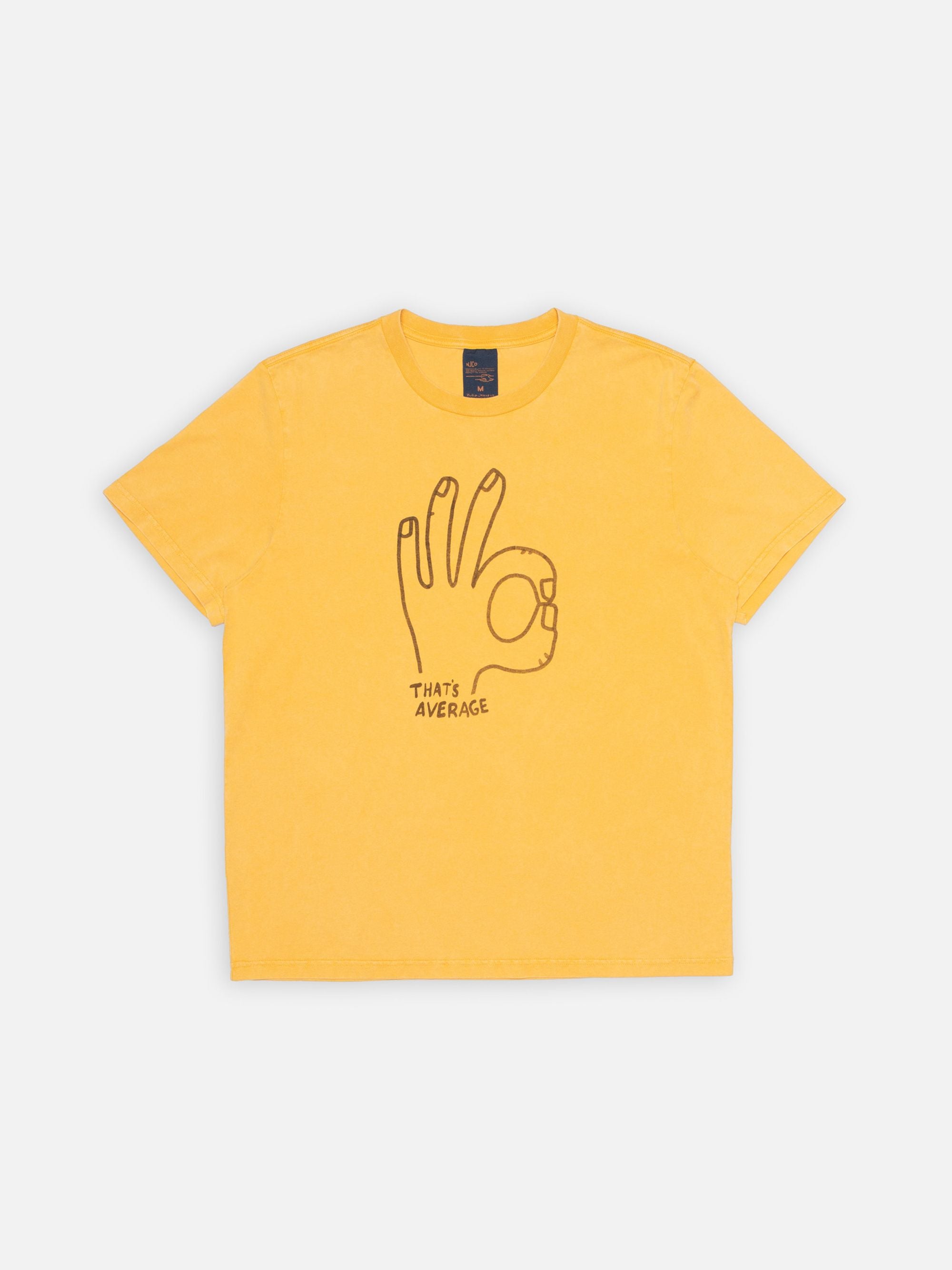 Nudie - Roy Average Tee - Yellow