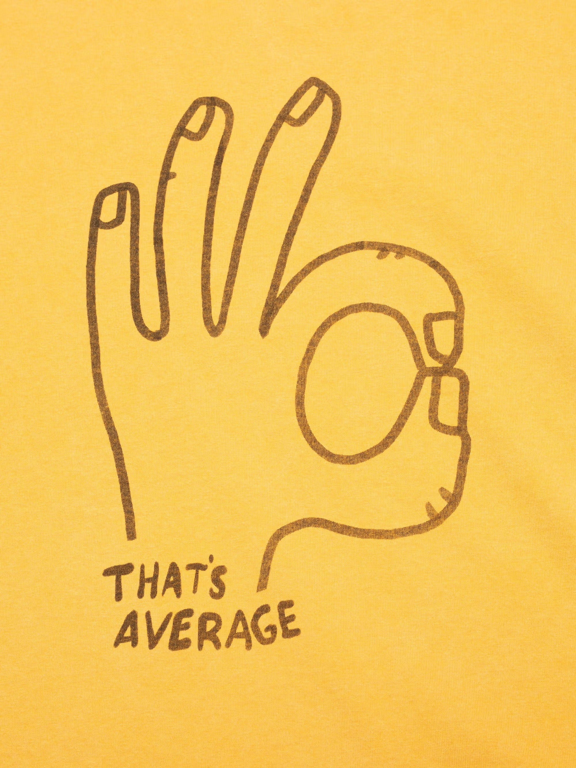 Nudie - Roy Average Tee - Yellow