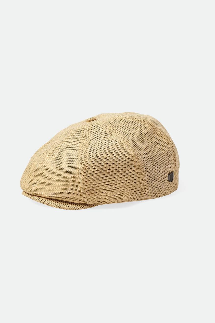 Brixton - Brood Lightweight Snap Cap - Natural Straw
