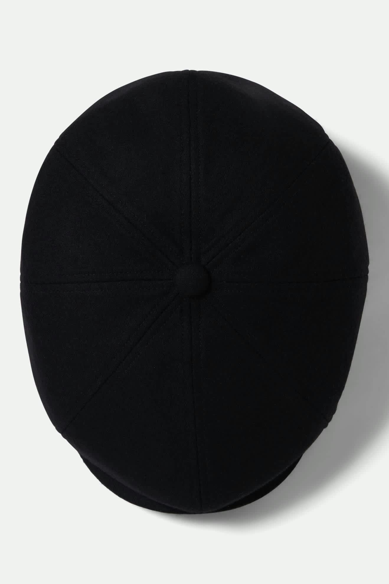Brixton - Brood Flannel Snap Cap - Black/Moss