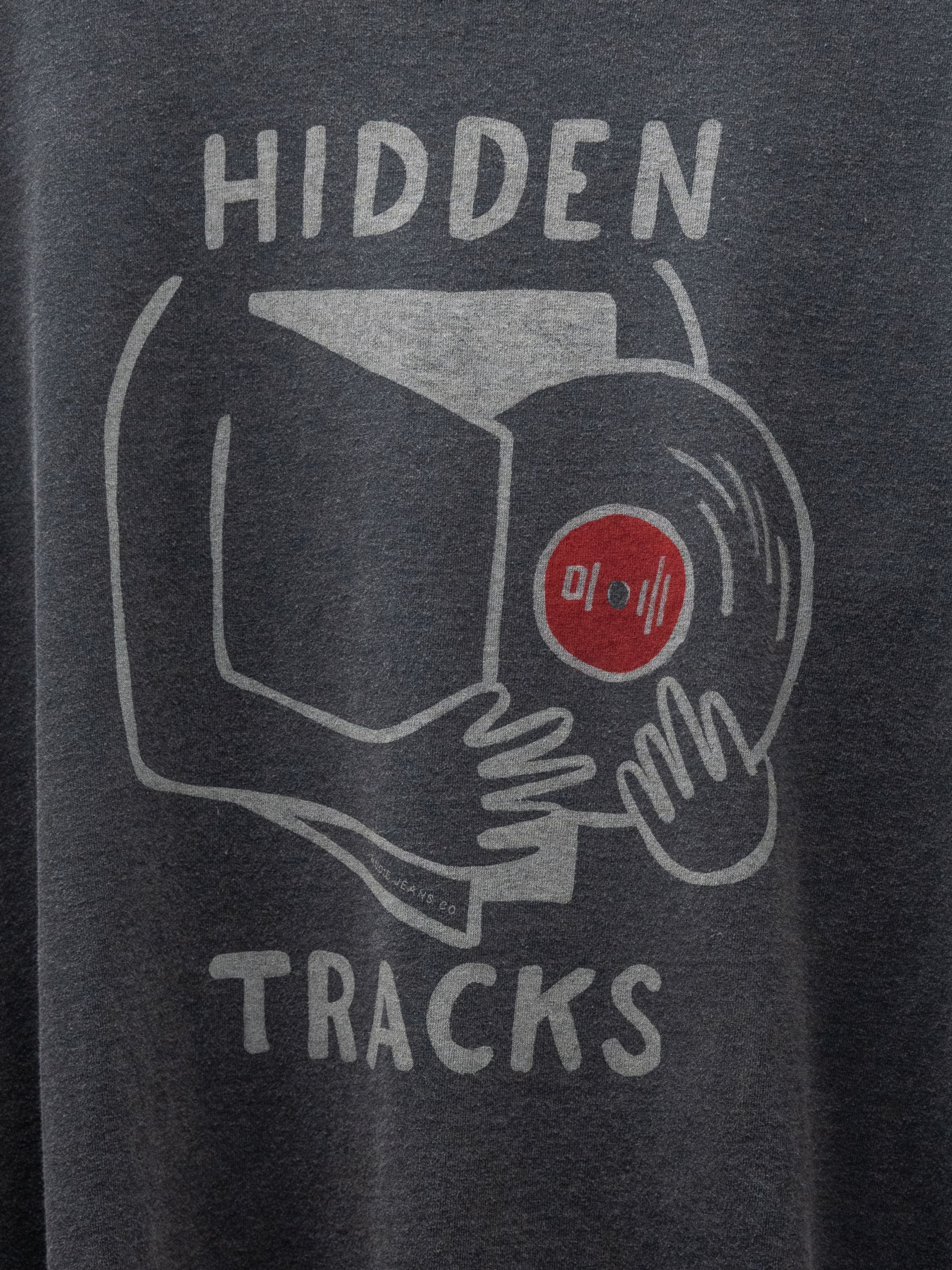 Nudie - Roy Hidden Track Tee - Antracite