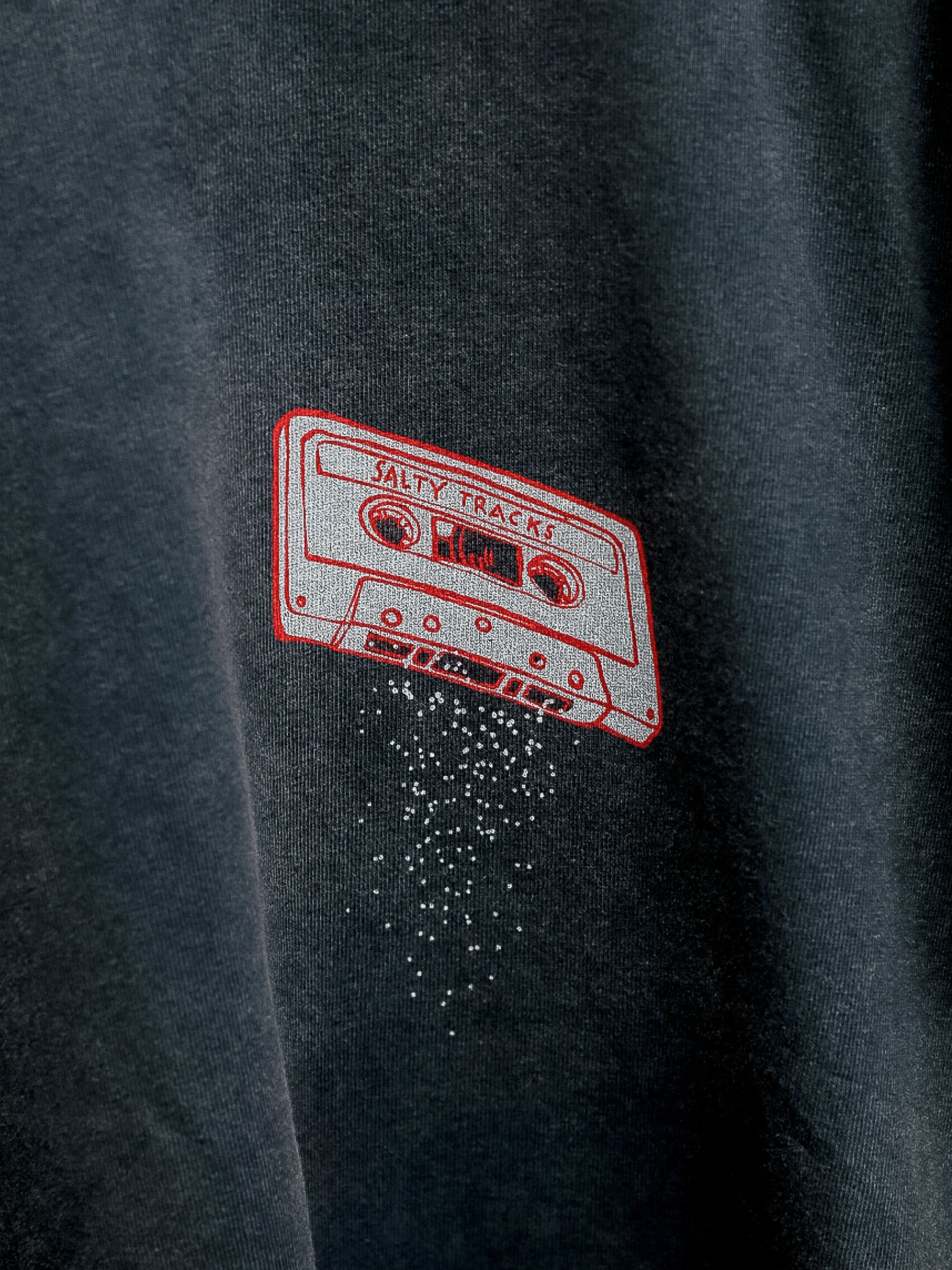 Nudie - Roy Salty Tracks Tee - Antracite