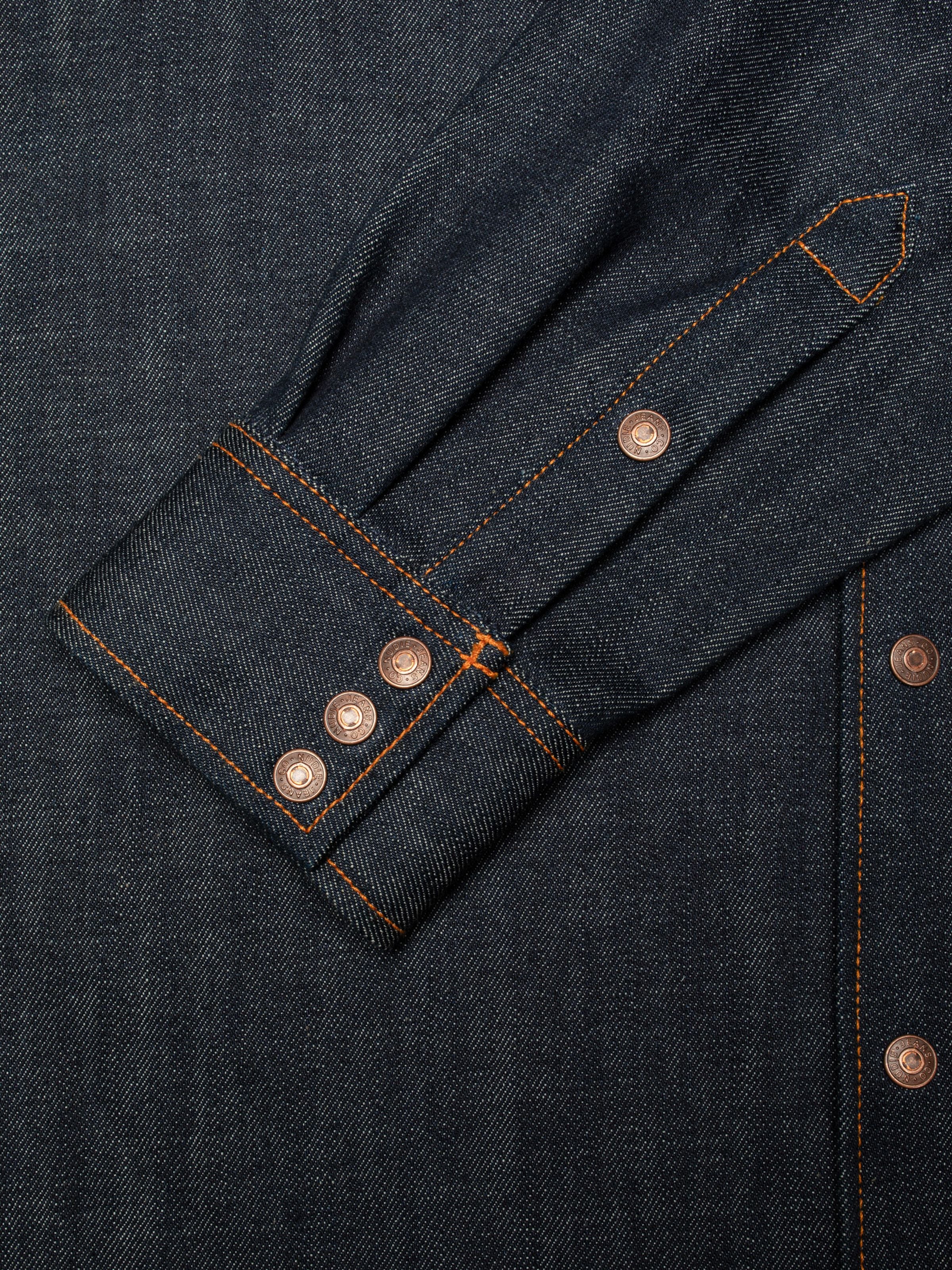 Nudie - Gunnar Denim Shirt - Dry Streaky