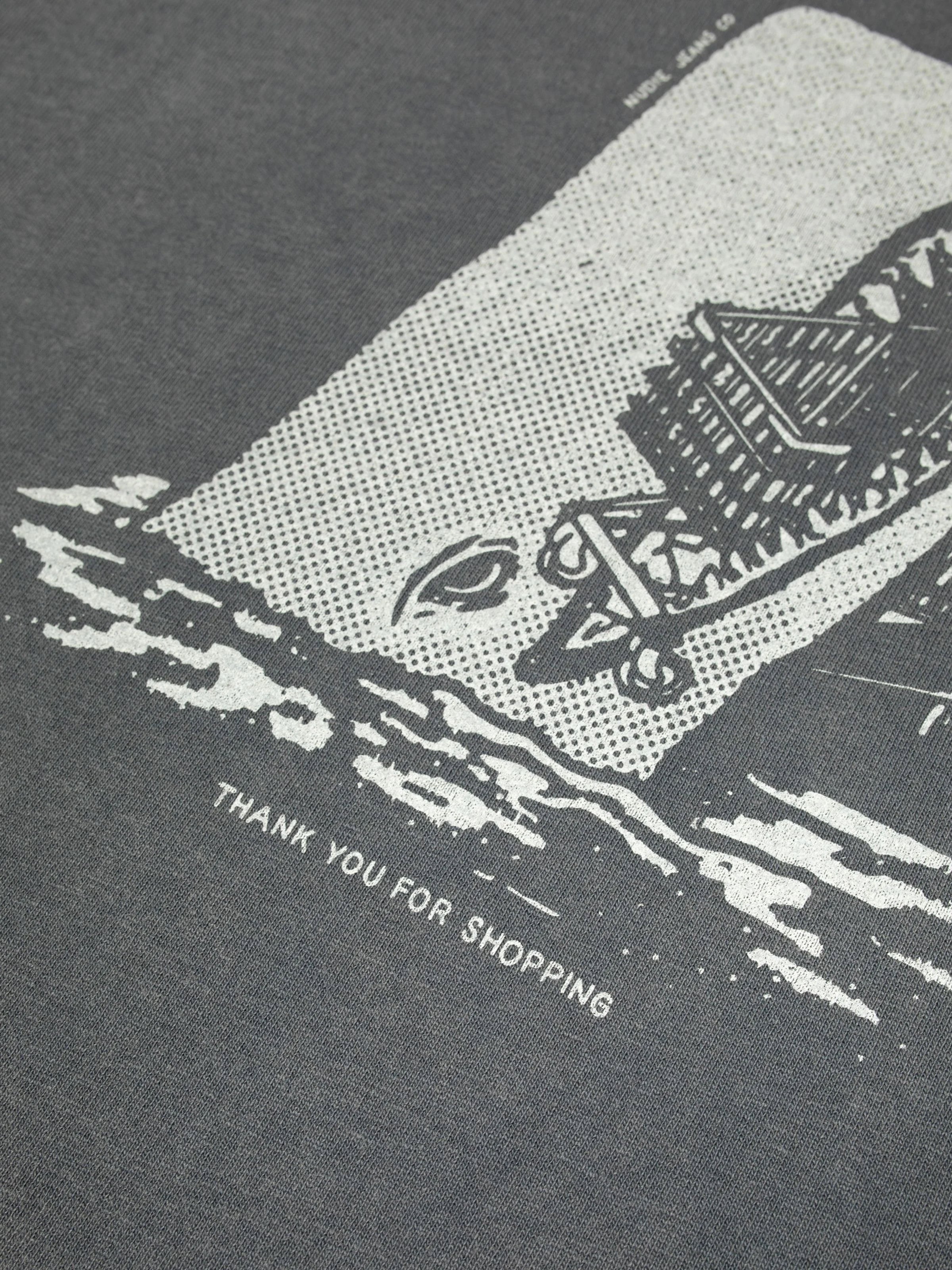 Nudie - Rita Shop-Chop Tee - Antracite