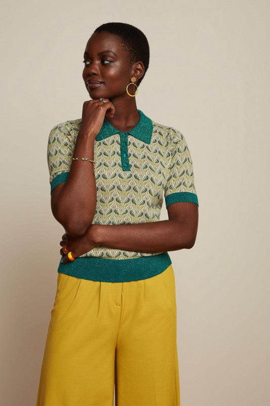 King Louie - Polo Top La Sape - Antique Green