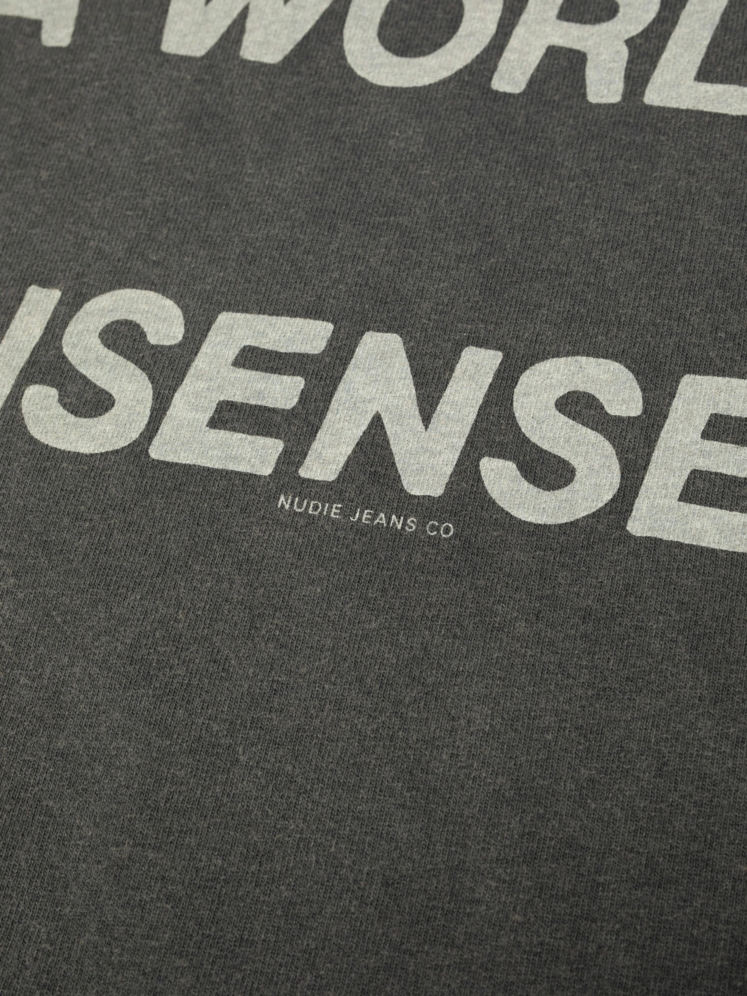 Nudie - Joni Make Sense Tee - Antracite
