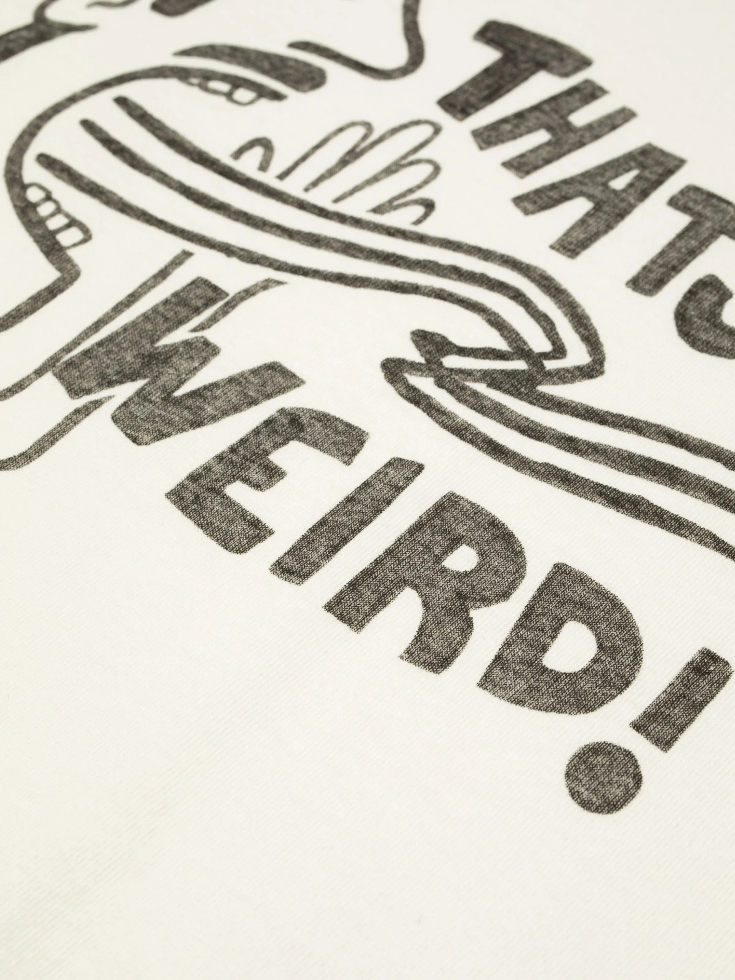 Nudie - Koffe Thats Weird Tee - Chalk White