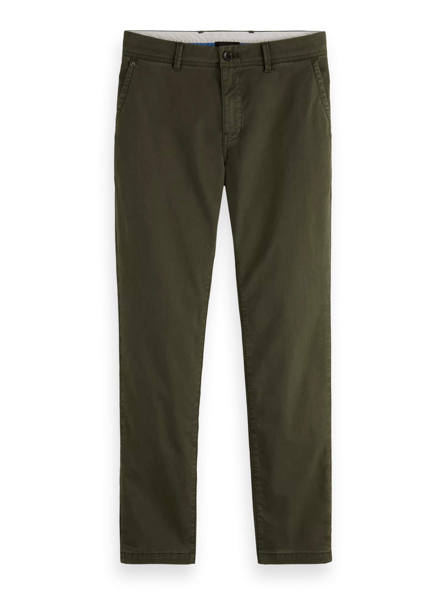 Scotch & Soda - Stuart Regular Slim Fit Chino - Military