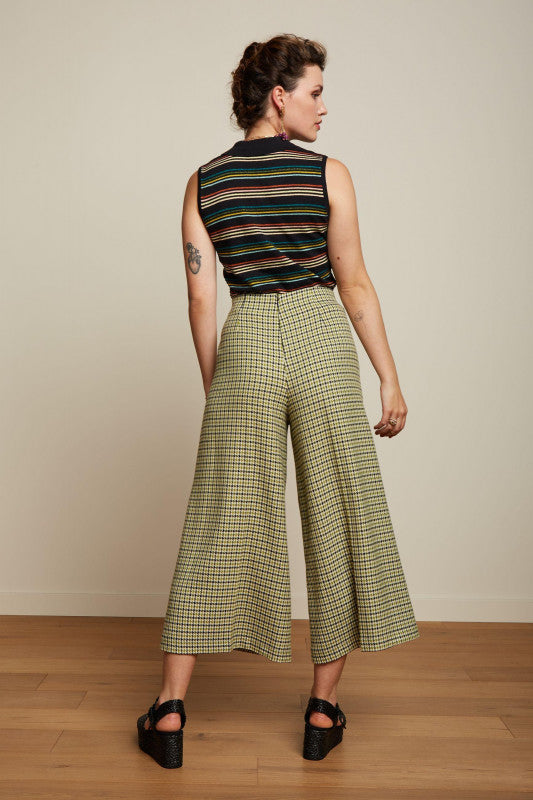King Louie - Collar Top Riera Stripe - Black