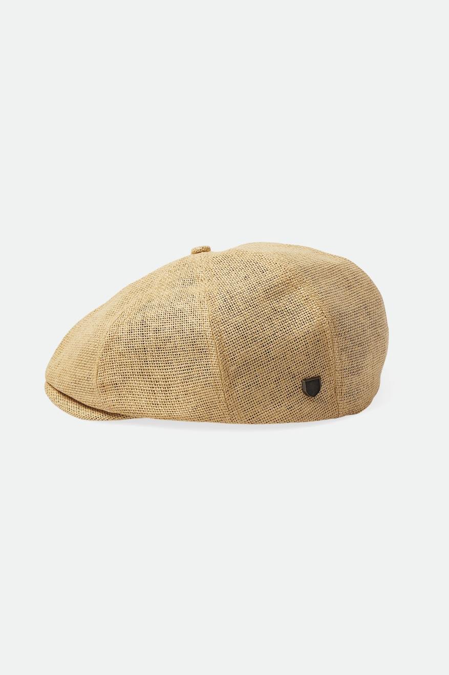 Brixton - Brood Lightweight Snap Cap - Natural Straw