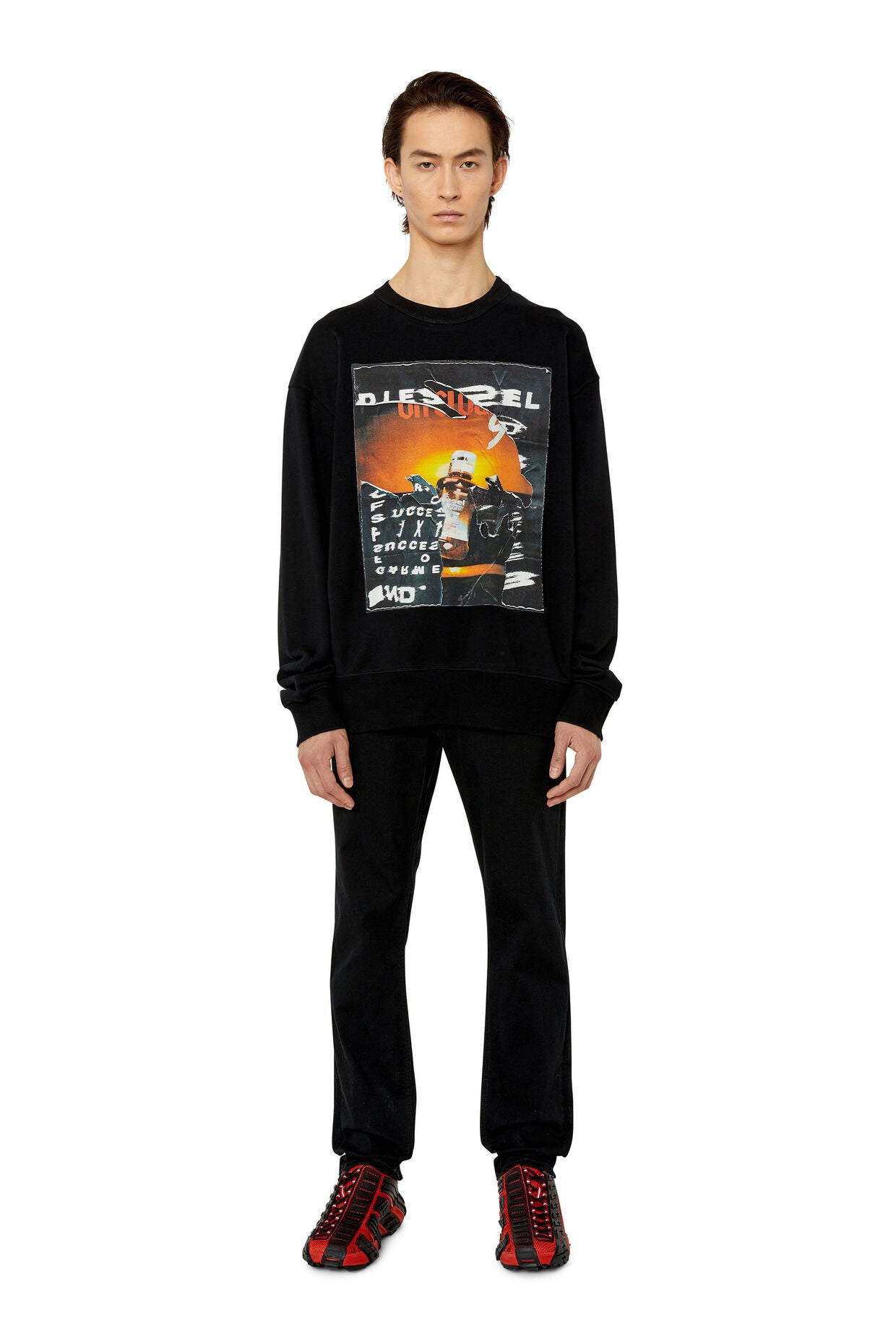 Diesel - S-Macs-Poff Sweatshirt - Black