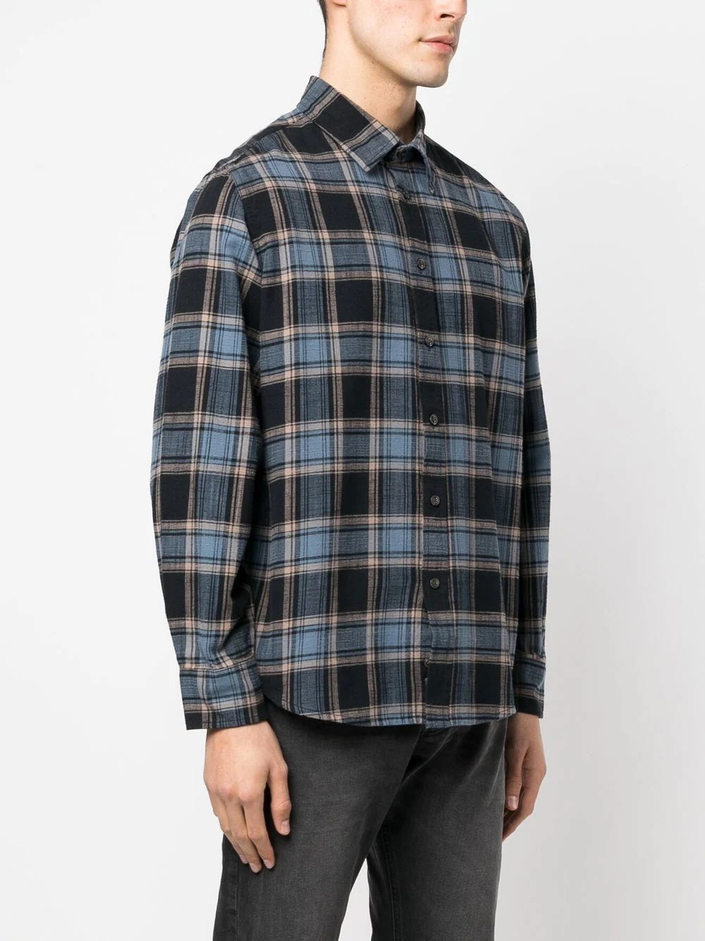 Diesel - S-Umbe-Check-N Shirt - Black/Blue