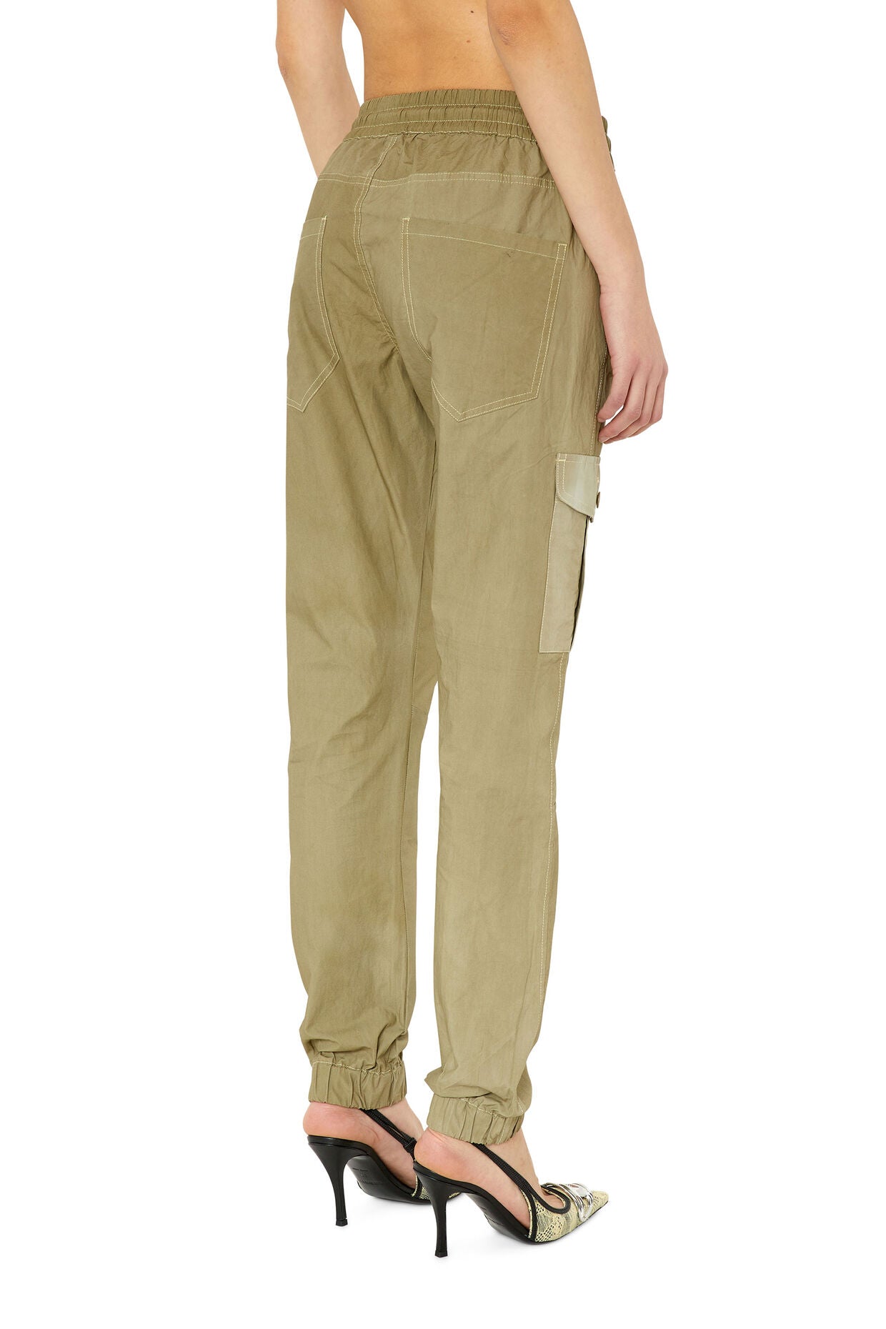 Diesel - P-Ursula-Chalk Trousers - Military Green